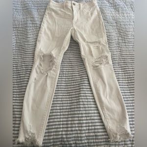 AE Ne(X)t level stretch distressed skinny jeans